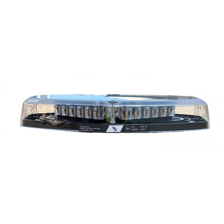 2 BOLT CLEAR CLEAR LENS AMBER MINI LED LIGHTBAR 12/24V