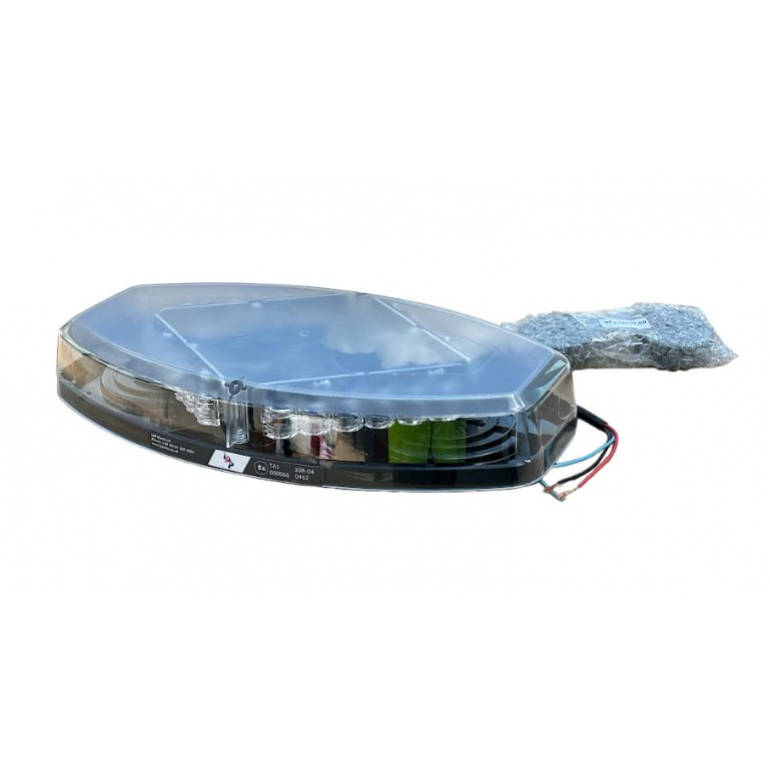 2 BOLT CLEAR CLEAR LENS AMBER MINI LED LIGHTBAR 12/24V
