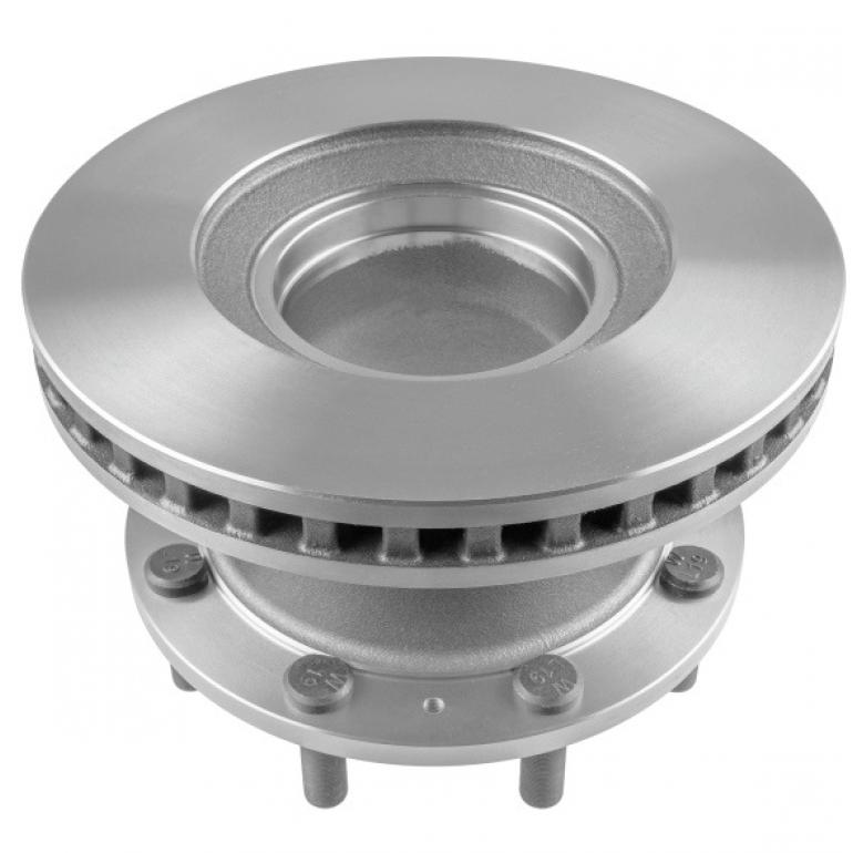 FRONT BRAKE DISC WITH WHEEL STUDS FITS RH OR LH