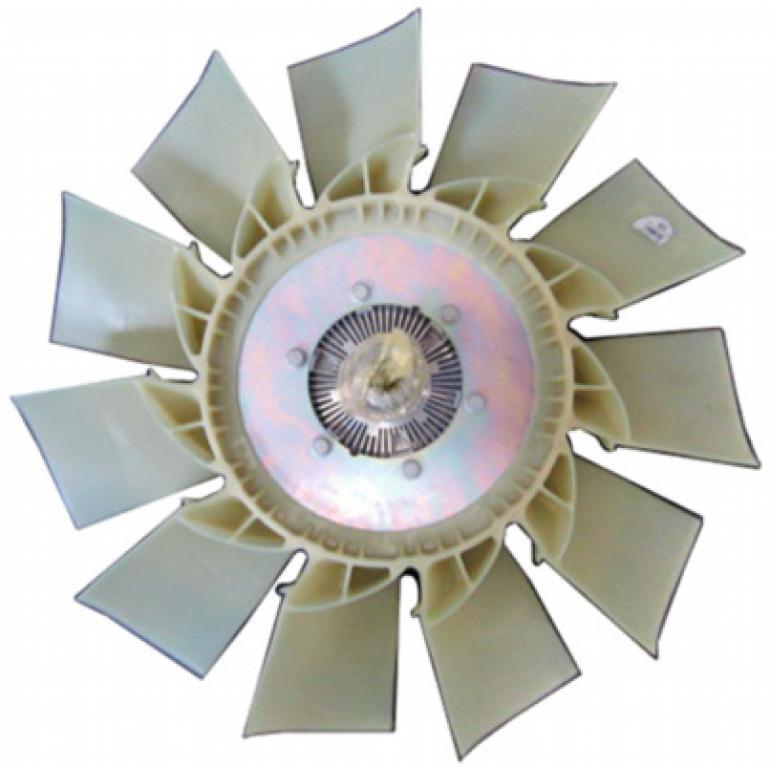 VISCOUS FAN CLUTCH WITH BLADES