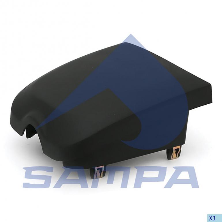 REAR AXLE MUDGUARD BRACKET COVER RH OR LH