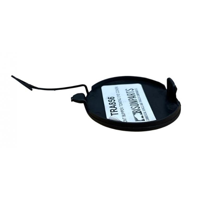 BLACK TEXTURED FRONT BUMPER TOWING EYE COVER