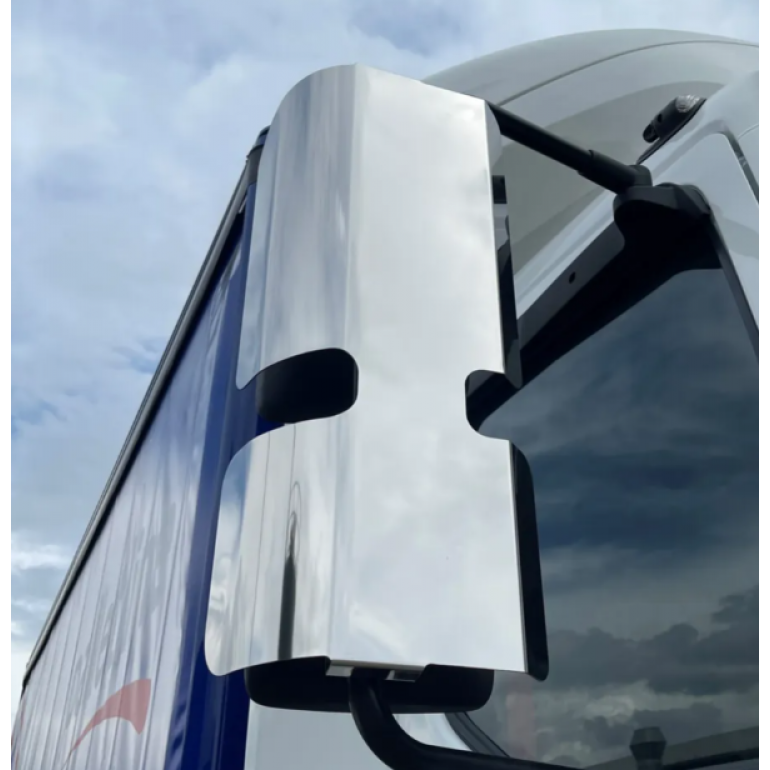 STAINLESS STEEL MIRROR GUARD SET RH & LH (PAIR)
