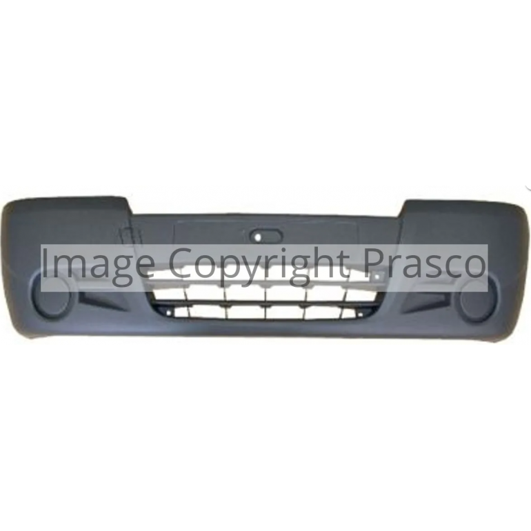 GREY FRONT BUMPER WITHOUT FOG LAMP HOLES