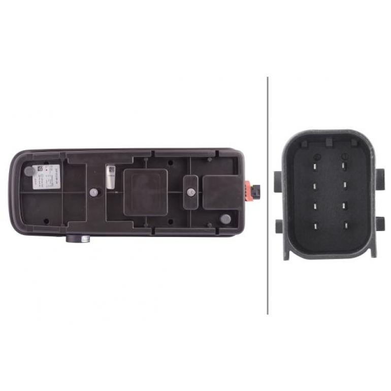 LED REAR COMBINATION LAMP C/W REVERSING ALARM DRIVER SIDE RH