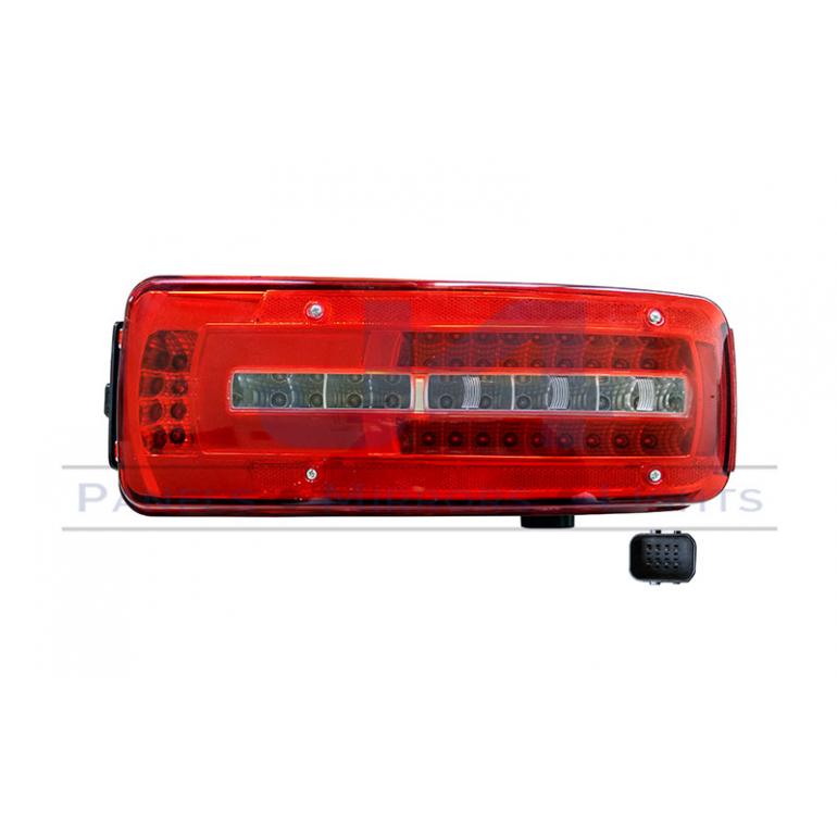 LED REAR COMBINATION LAMP C/W REVERSING ALARM DRIVER SIDE RH