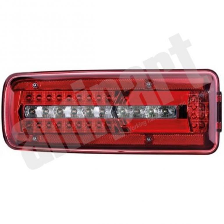 LED REAR COMBINATION LAMP WITH NUMBER PLATE LAMP PASSENGER SIDE LH