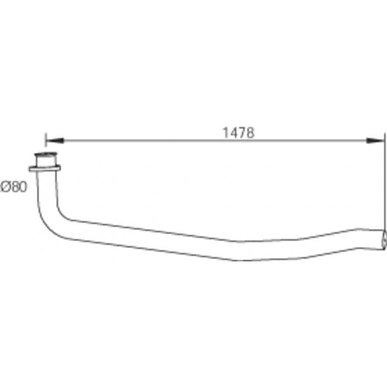 EXHAUST FRONT DOWN PIPE