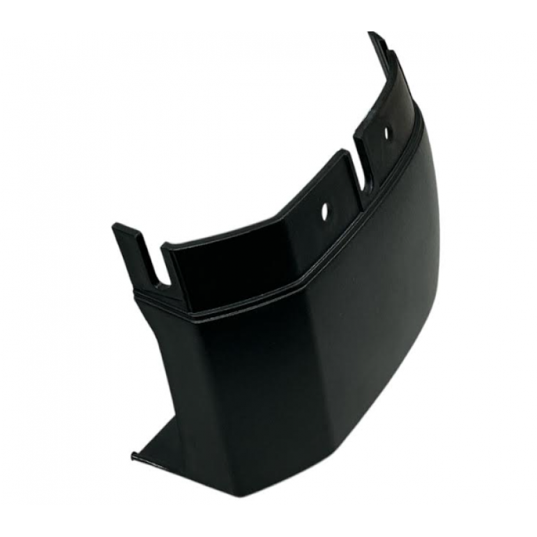 BLACK TEXTURED FRONT BUMPER END CAP DRIVER SIDE RH