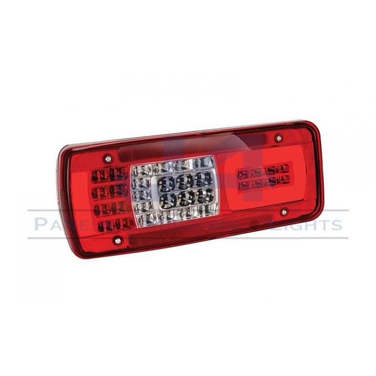 LED REAR COMBINATION LAMP WITH NUMBER PLATE LAMP PASSENGER SIDE LH