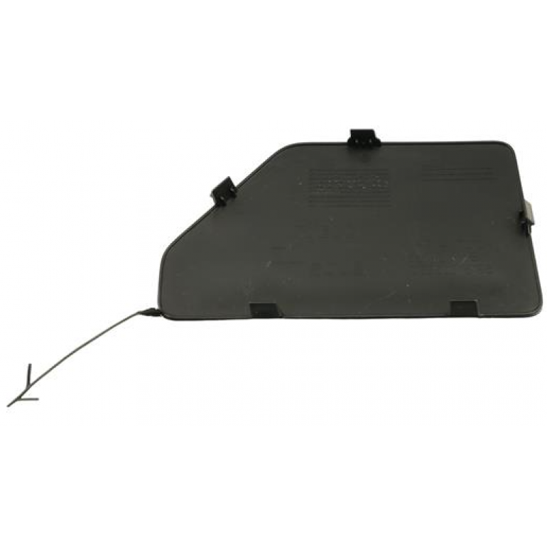BLACK FRONT BUMPER BLANK COVER PASSENGER SIDE LH