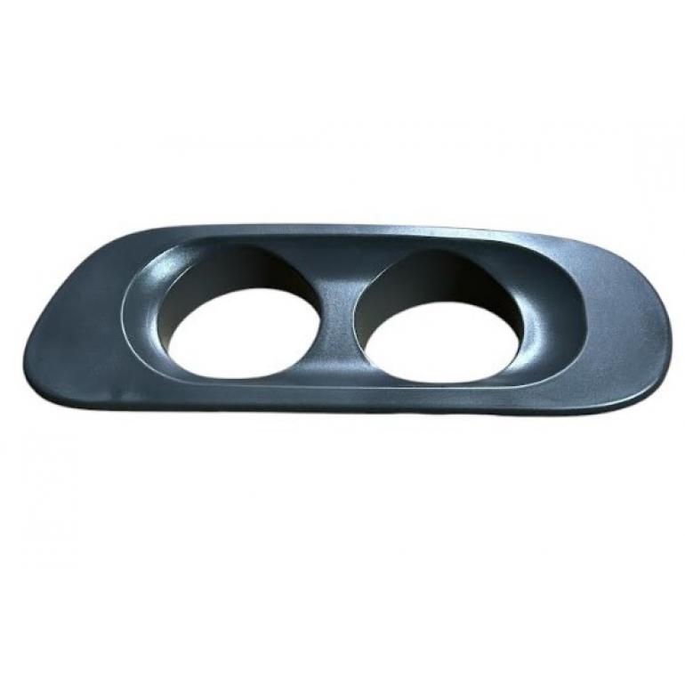 GREY FOG & SPOT LAMP SURROUND BEZEL PASSENGER SIDE LH