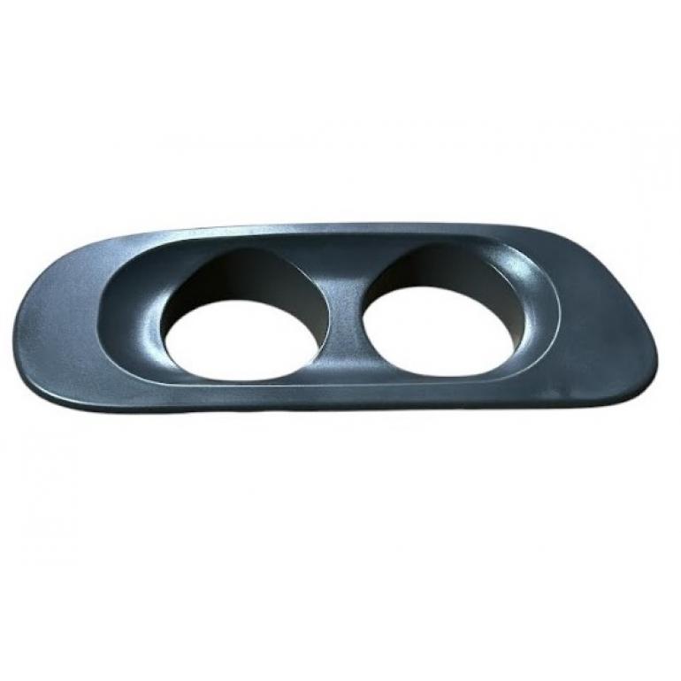 GREY FOG & SPOT LAMP SURROUND BEZEL DRIVER SIDE RH