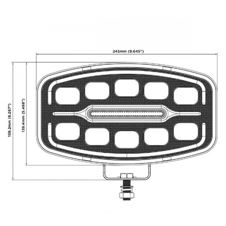 'POLARIS LED DRIVING LAMP WITH POSITION LIGHT