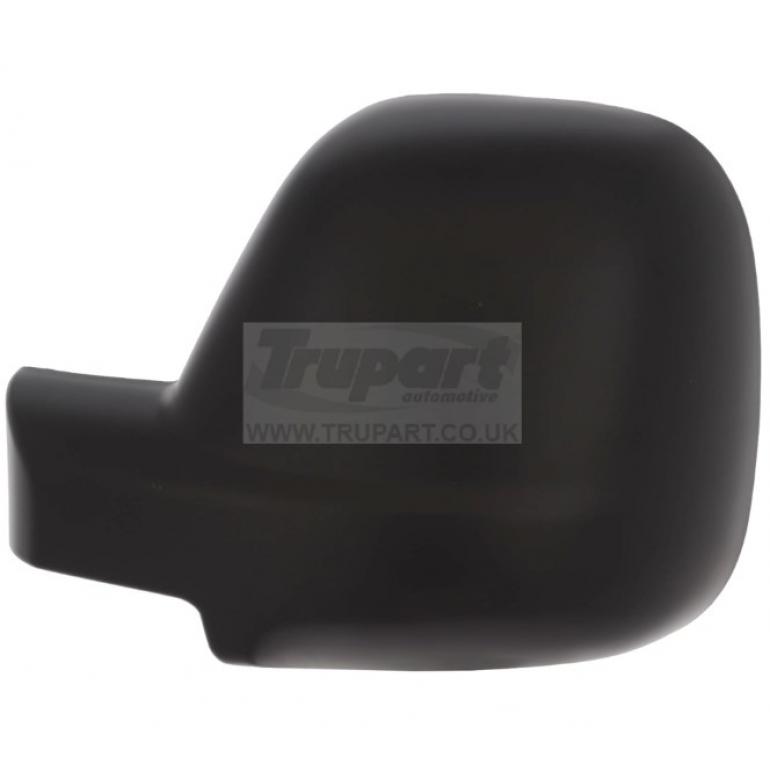BLACK TEXTURED MIRROR BACK COVER PASSENGER SIDE LH
