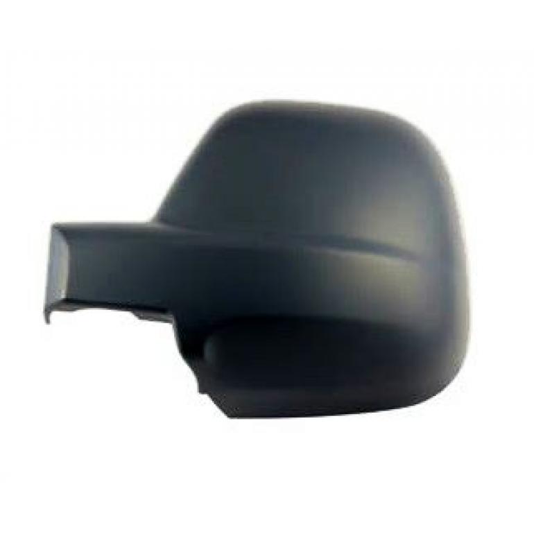 BLACK TEXTURED MIRROR BACK COVER PASSENGER SIDE LH