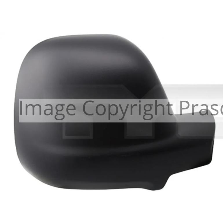 BLACK TEXTURED MIRROR BACK COVER DRIVER SIDE RH
