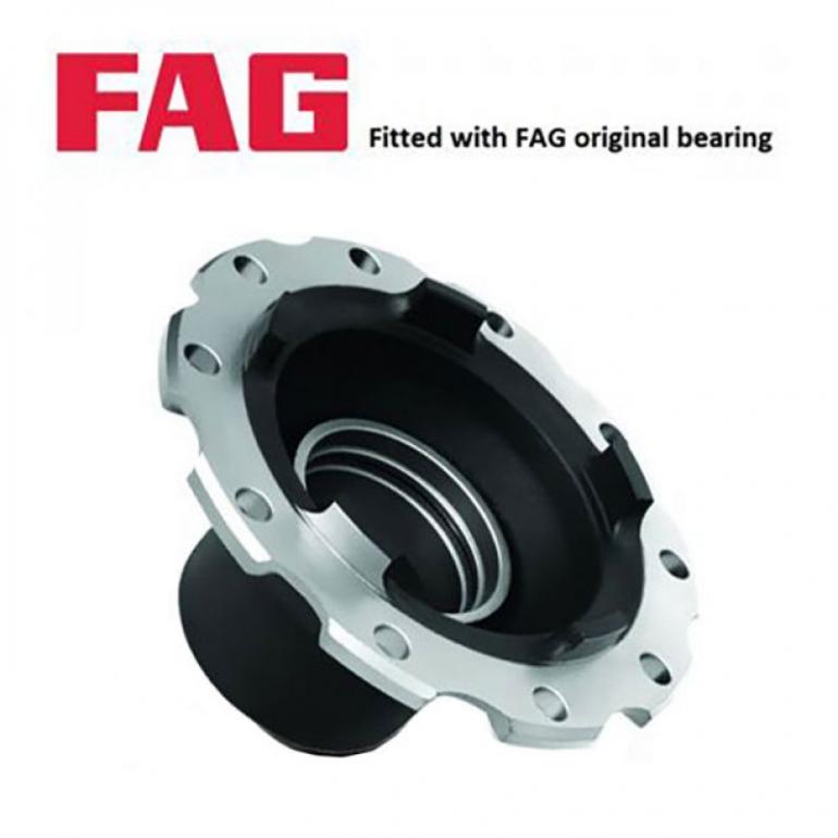 FRONT WHEEL HUB COMPLETE WITH BEARINGS