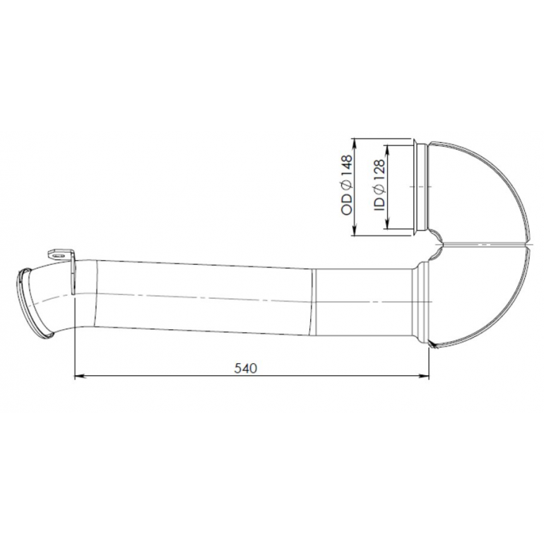 EXHAUST TAIL PIPE