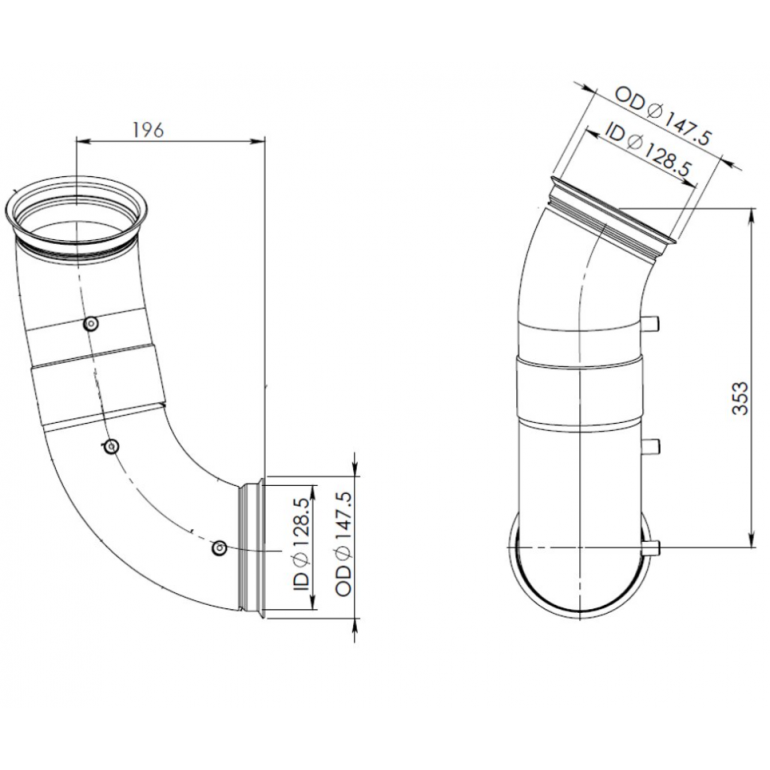 EXHAUST INTERMEDIATE PIPE