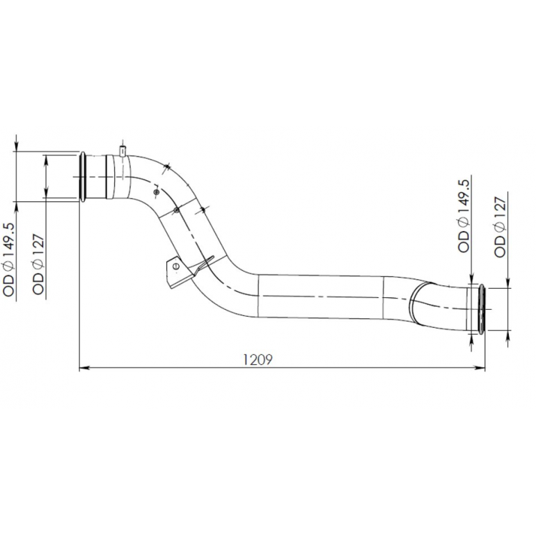 EXHAUST INTERMEDIATE PIPE