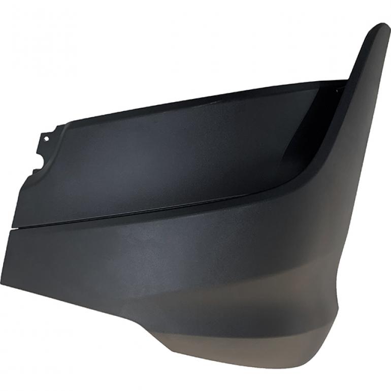 BLACK TEXTURED BUMPER CORNER PASSENGER SIDE LH