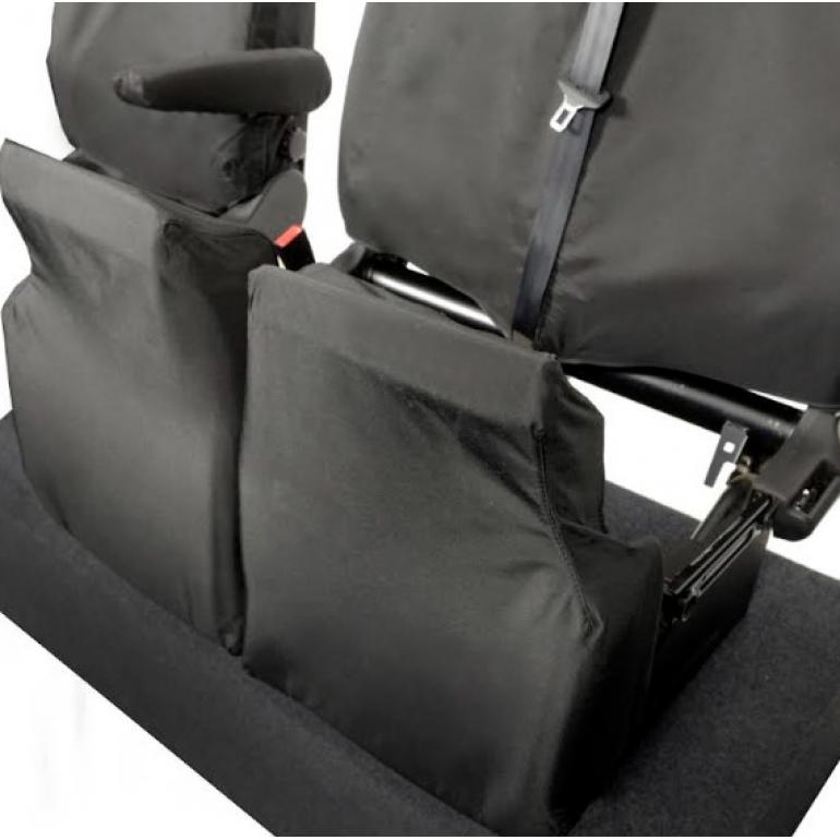 FRONT SINGLE & TWIN SEAT COVERS WITHOUT MIDDLE SEAT PULL DOWN TRAY