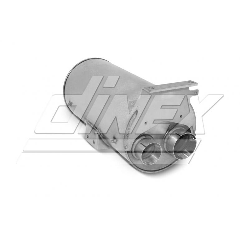 EXHAUST SILENCER WITH CATALYST CONVERTER