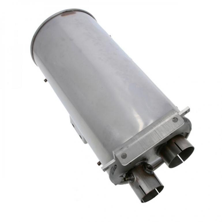 EXHAUST SILENCER WITH CATALYST CONVERTER