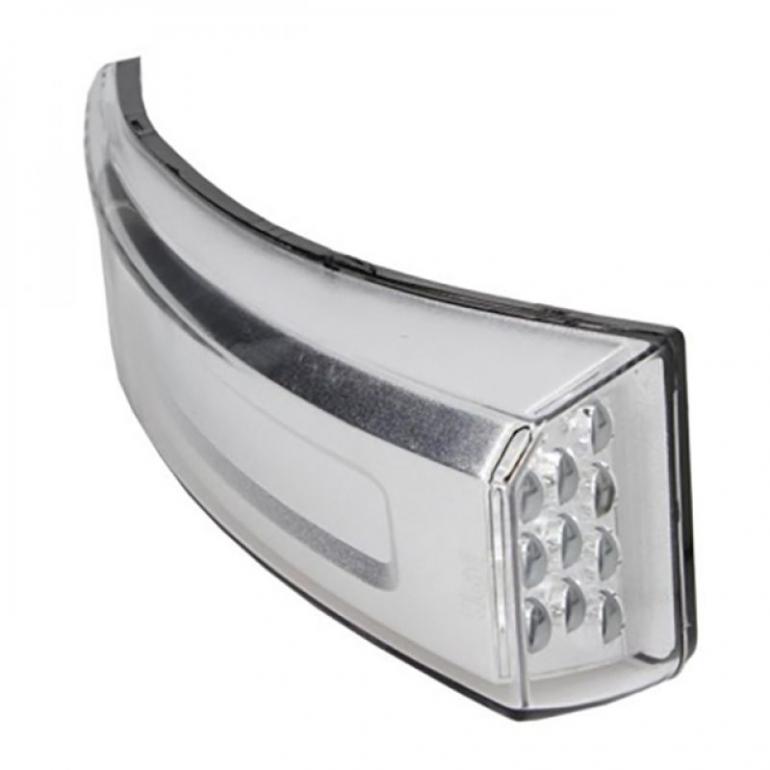 'SILVER LED SIDE REPEATER LAMP PASSENGER SIDE LH