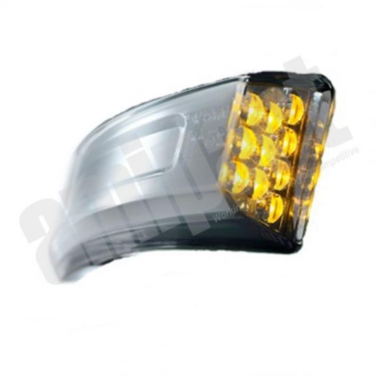 'SILVER LED SIDE REPEATER LAMP PASSENGER SIDE LH