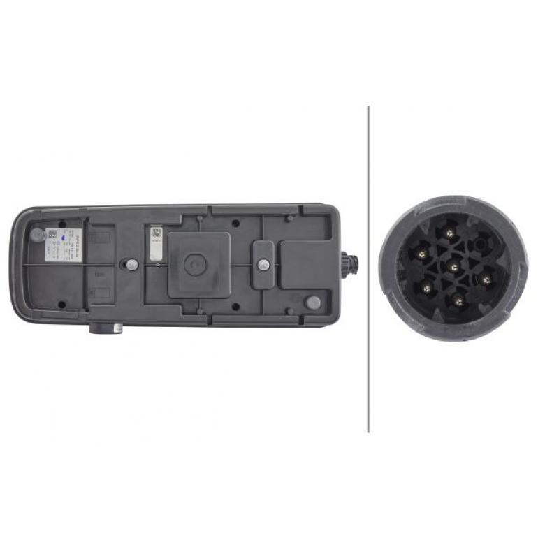 LED REAR COMBINATION LAMP WITH REVERSING ALARM DRIVER SIDE RH