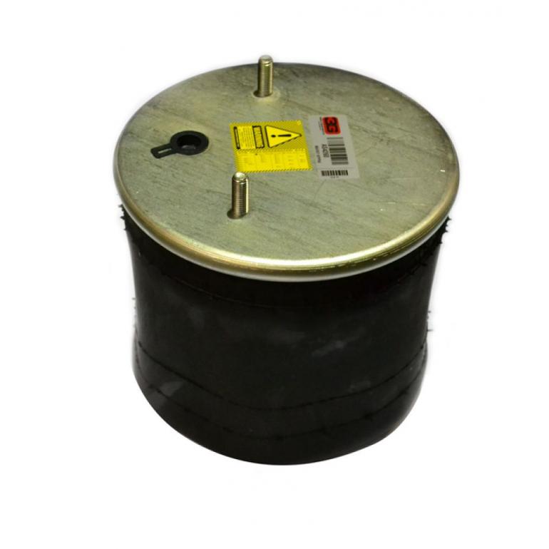 TRAILING AXLE AIR SPRING WITH PLASTIC PISTON