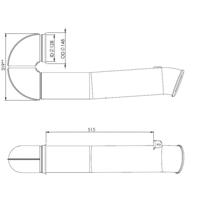 EXHAUST TAIL PIPE