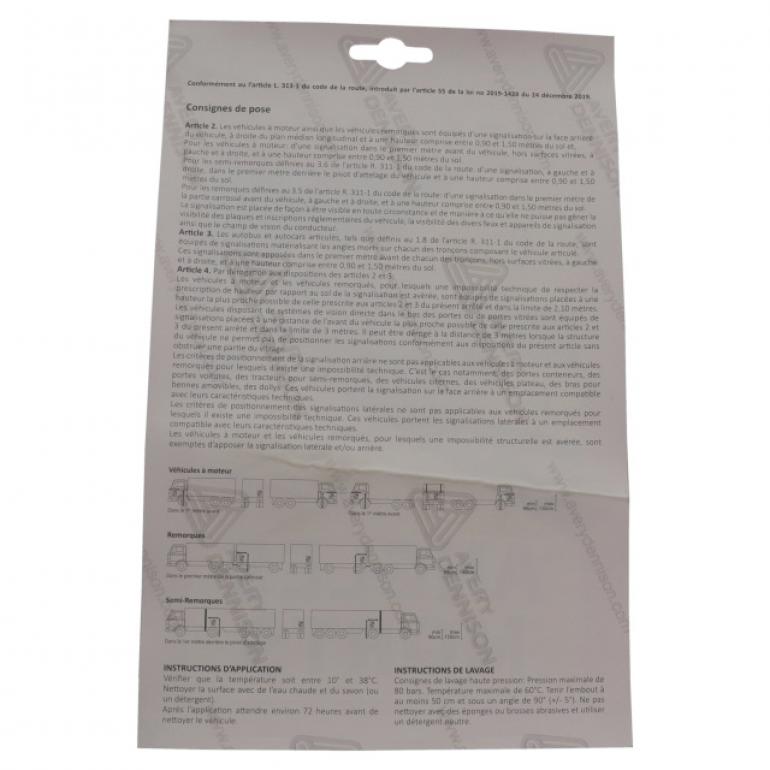 DSR TRUCK BLIND SPOT WARNING SIGN SELF ADHESIVE