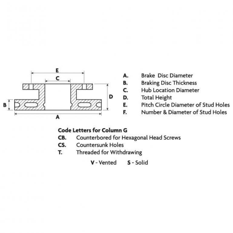 REAR VENTED BRAKE DISC