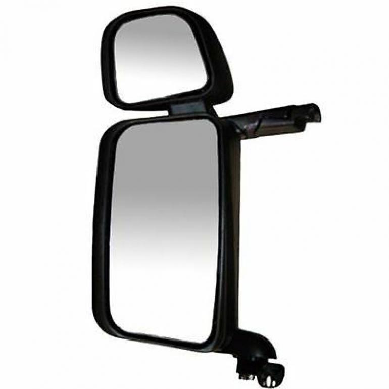 ELECTRIC ADJUST 'SHORT ARM TWIN MIRROR HEAD PASSENGER SIDE LH