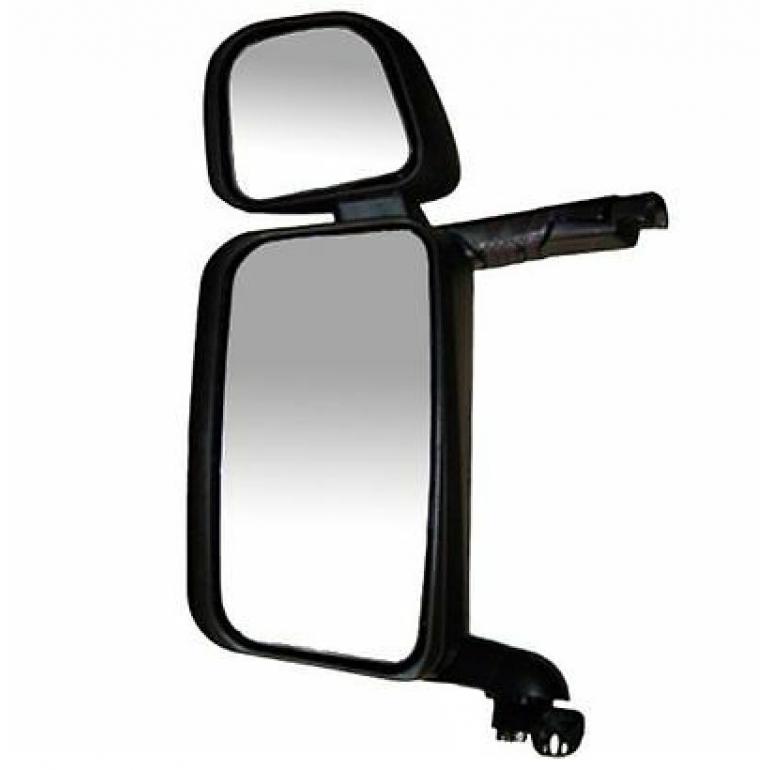 ELECTRIC ADJUST 'LONG ARM TWIN MIRROR HEAD PASSENGER SIDE LH