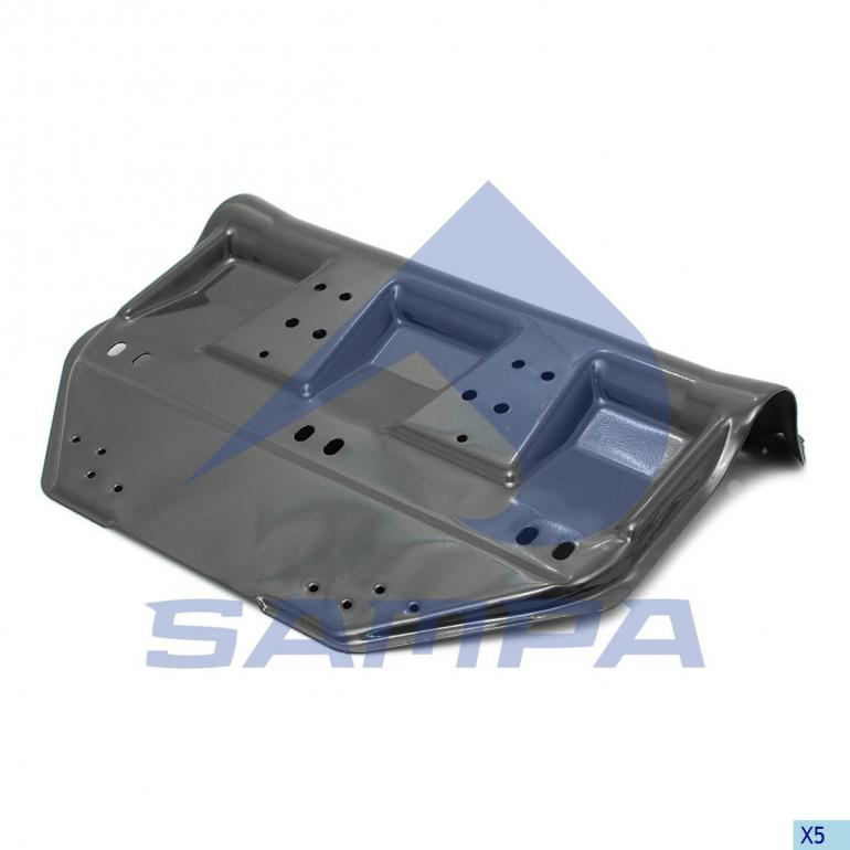 REAR WING STAY BRACKET MOUNTING PLATE PASSENGER SIDE LH