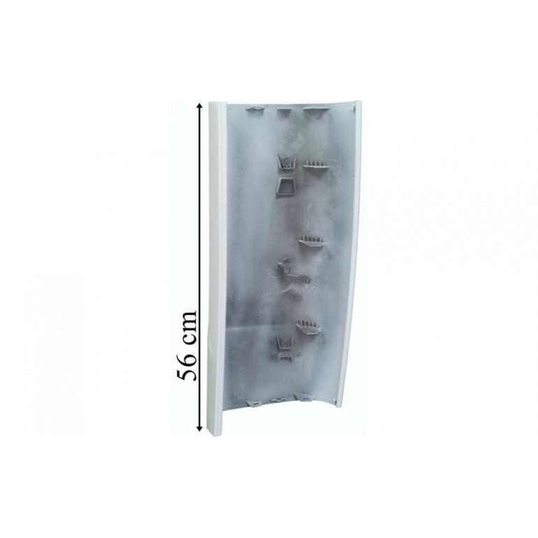 WHITE MIRROR BACK COVER DRIVER SIDE RH