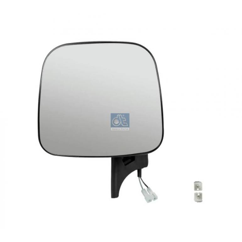 MANUAL ADJUST HEATED WIDE ANGLE MIRROR HEAD PASSENGER SIDE LH