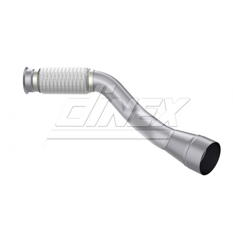 EXHAUST PIPE WITH FLEXI SECTION