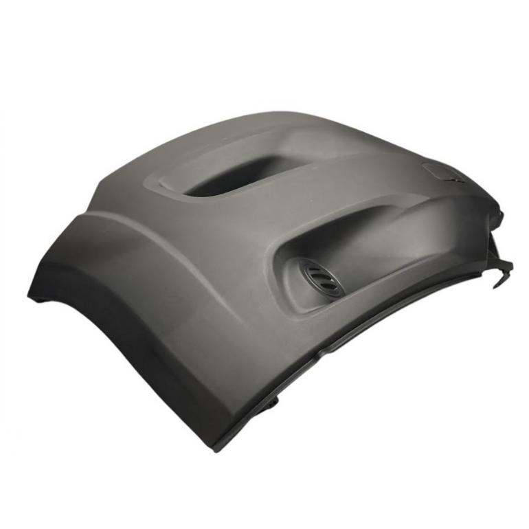 BLACK FRONT BUMPER CORNER WITHOUT FOG LAMP HOLES DRIVER SIDE RH