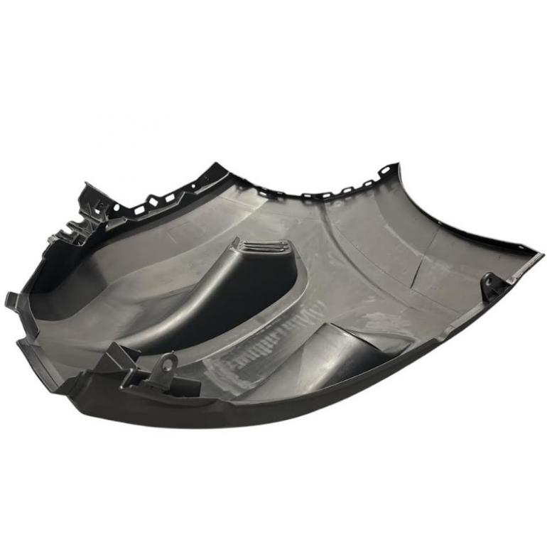 BLACK FRONT BUMPER CORNER WITHOUT FOG LAMP HOLES DRIVER SIDE RH