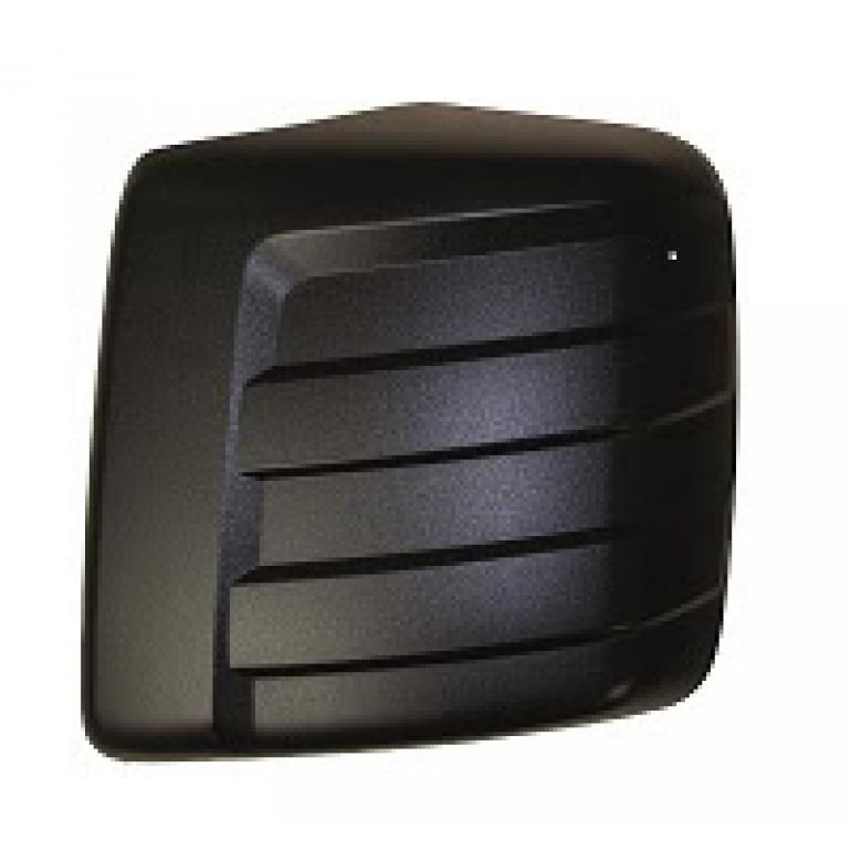 'GROOVED WIDE ANGLE MIRROR BACK COVER PASSENGER SIDE LH