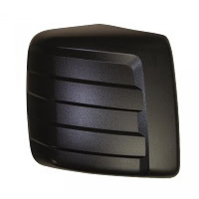 'GROOVED WIDE ANGLE MIRROR BACK COVER DRIVER SIDE RH