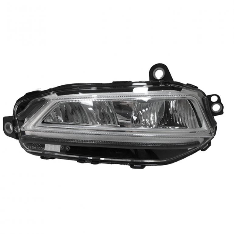 LED CHROME FRONT FOG LAMP DRIVER SIDE RH