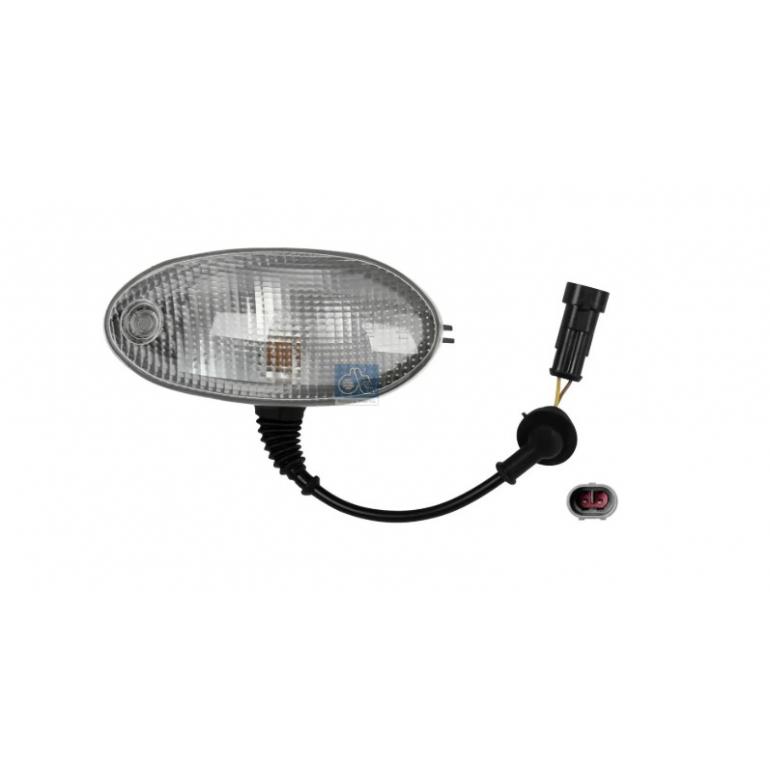 CLEAR ROOF MARKER LAMP C/W OVAL PLUG DRIVER SIDE RH