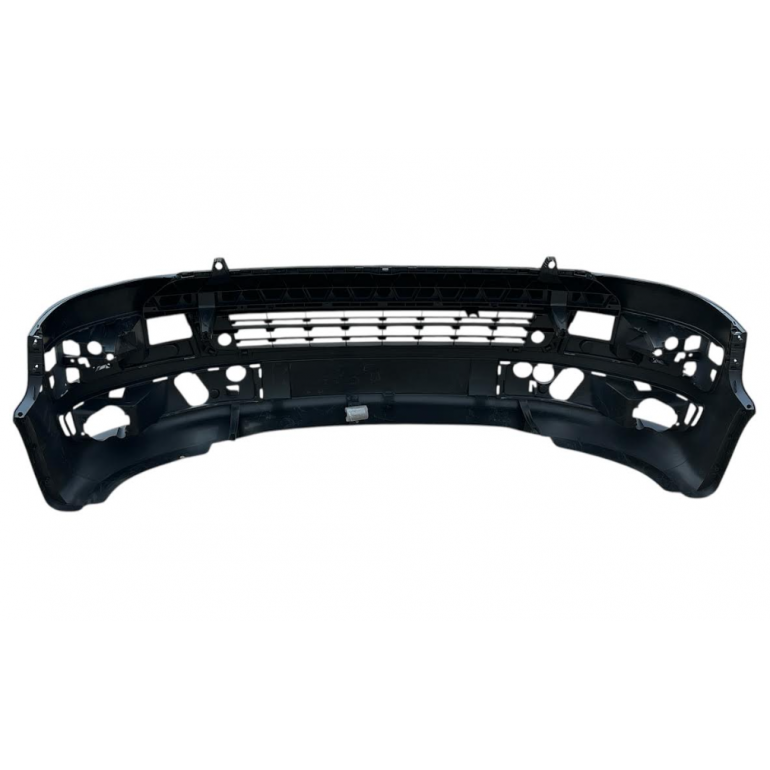 PRIMED FRONT BUMPER WITH CUTTING MARKS FOR LAMP WASHERS AND FOR SENSORS