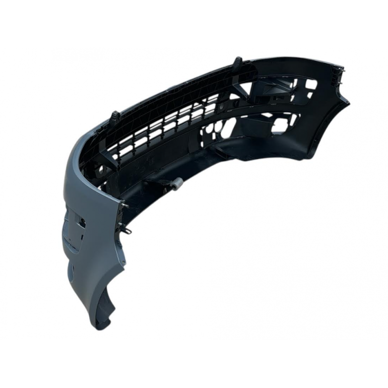 PRIMED FRONT BUMPER WITH CUTTING MARKS FOR LAMP WASHERS AND FOR SENSORS